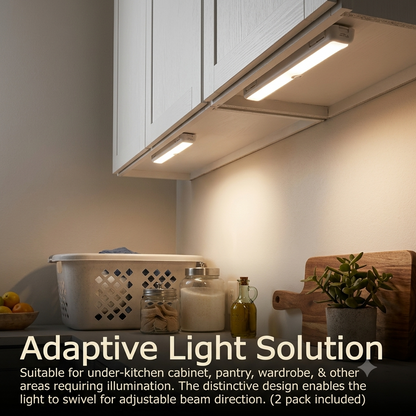 GlowSense Motion Light™ – Hands-Free LED Light 2 Pack