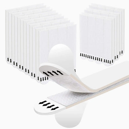 12 Pairs Picture Mounting Strips Poster Strips Picture Mounting Strips Adhesive Hook and Loop Tape for Wall Room Decor Frames
